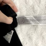 Mango NWT Black Wide Leg Mid Rise Classic Office Minimalist Pleated Pants 6 Photo 8