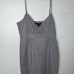 Forever 21 NWT  Grey/Purple Spaghetti Strap Babydoll Dress Size Large Photo 0