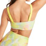 Old Navy NEW Multi Tie Dye Yellow Stripe Reversible Bandeau Bikini Small/Medium Photo 2