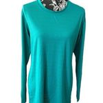 Zyia  Women’s Chill Long Sleeve Athletic Shirt green  active breathable XLARGE Photo 0