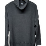 Aerie  Chenille Women Oversized Cowl‎ Neck Sweater XS Gray Pullover Boho Cozy Photo 0