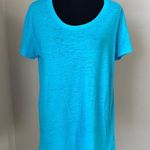 PINK - Victoria's Secret PINK Victoria’s Secret Blue Boyfriend Tee Small Photo 0