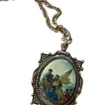 Washington Crossing the Delaware pendant Necklace Tan Photo 0