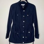 New York And Company Navy Blue Adirondack Jacket Sz M Photo 1