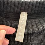 Athleta  Black West End Tunic Pullover Sweater Buckle Detail Photo 5