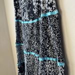 Notations Y2K Tiered Skirt Dark Floral Patchwork XL Ribbon Whimsigoth Goth Mixed Pattern Photo 6