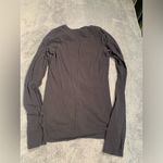 Lululemon athletica Dark Gray/black Long Sleeve Top Photo 5