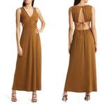 SIGNIFICANT OTHER Ingrid Cutout Waist Jersey Maxi Dress Womens Size 10 Photo 1