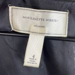 Anthropologie  Moulinette Soeurs Silk Imprint Sleeveless Dress Coral Olive Size 4 Photo 4