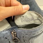 JSport Memory Foam Blue Faux Leather Ankle Boots Women’s 11 Comfort Shoes Flats Photo 4