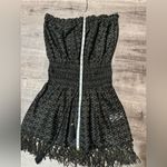 Ramy Brook Lauryn Swim Cover Mini Dress in Black Zigzag Photo 7