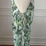 Subtle Luxury Pool To Party Green Frond Pool Swim Coverup Sundress $100 OSFM Size undefined Photo 1