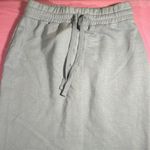 ZARA Women’s Fleece Drawstring Midi Skirt Sage Green Size Large NEW Photo 6