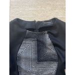 Club Monaco Monaco Womens‎ Holographic Striped Print Long Sleeve Long Dress L Made In USA Photo 1