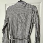 Soft Pinstripe Shirt Dress Photo 9