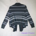 Eddie Bauer  stripes‎ open front Cardigan, women size M Photo 8