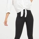 Spanx The Perfect Pant Ankle Back Pocket Size M Black Ponte Travel Skinny Photo 0