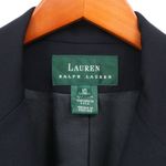 Ralph Lauren  Navy Blue Royal Crown Logo Crest Worsted Wool Blazer Jacket 10 Photo 3