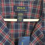 Ralph Lauren   Plaid Sleep Shirt Dress Size XL NEW Blue, Red Photo 2