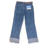 Y2k cropped preppy jeans Blue Size 4 Photo 1