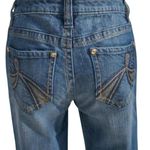 Cache Denim Embroidery Embellished Rhinestone Pockets Jean Pant Stretch NWT $98 Photo 1