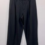 Vince  Black Wool Blend Cropped Wide Leg Pants Size 12 EUC Photo 0
