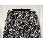 Christopher & Banks  Black/White Stretch‎ Capri-shorts - Size 16 Photo 1