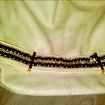 Charming Charlie sparkly jeweled hobo shoulder bag handbag cream Photo 7