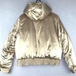 Ralph Lauren #701  Metallic Tan Quilted Jacket Photo 3