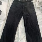 We Wore What  Cut Out Straight Black Pants Photo 1