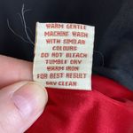 Aryeh 🌞 Black Over Red Satin Cut Out Detail Sleeveless Midi Dress Photo 3