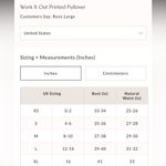 Free People NWT Work It Out Printed Pullover in Victory Red Photo 4