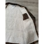 Chico's Vintage ‎ Brown Patterned 100% Cotton Quilted Button-Up Jacket Size 3 Photo 5