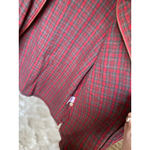 Woolrich Plaid Jacket Zip Outdoorsy Old Money Cozy Classic Granola Cabin Country Photo 4