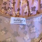 Kaileigh pink floral cold shoulder blouse Photo 1