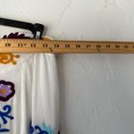 Embroidered Maxi Skirt White Boho Bohemian Cottagecore Festival Long Skirt‎ M Size M Photo 6