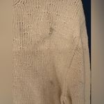 RE/DONE REDONE 50S EMBROIDERED COTTON-BLEND SWEATER IN VINTAGE IVORY Size Small Photo 9