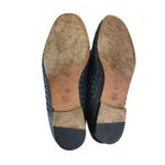 J.McLaughlin Dillon Woven Loafers Black Leather Gold Bit Slip On Shoes Women's Size 8 Photo 6