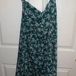 SheIn Green Floral Midi Skirt Photo 0