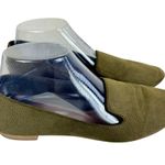 Fioni Desi Olive Faux Suede Green Slip On Comfort Loafers Flats Size 8.5 Photo 0