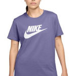 Nike  Lavender Short Sleeve Logo Tee Sz M Photo 0
