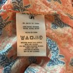 Anthropologie Vanessa Virginia womens 2 xs extra small orange tiger shirt top cu Photo 9