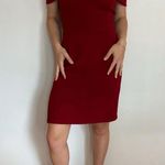Topshop Storee red off the shoulder dress Photo 2
