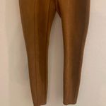 Spanx EUC  Brown Faux Suede Pull Up Skinny Pants Size S Photo 3