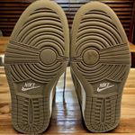 Nike  Dunk Sky Hi Filbert Green Suede Wedge Shoes  Purple Laces Swoosh 6.5 Photo 11