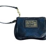Coach Black & Gold Wristlet NWOT Photo 0