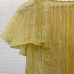 Max Studio  Golden Yellow Silk Ruffle Dress | Special Edition | Size S Photo 9
