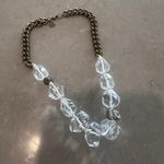 Silpada Crystal Bead Brass Chain Statement Necklace with Pyrite Photo 4