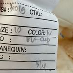 Mori Lee  Madeline Gardner Lace Bridesmaid Prom Dress Strapless Women Sz 10 Photo 8