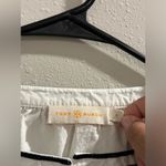 Tory Burch Aubrey Poplin Tunic Embroidered Peasant Top Blouse Ivory Size 4 Photo 1